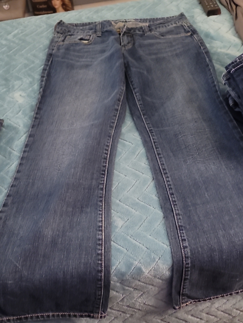 American Eagle Outfitters Medium Blue Flare Jeans